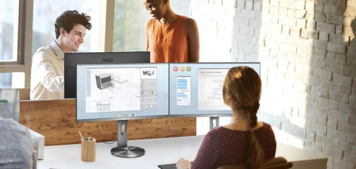 Immagine prodotto AOC U2790PQU LED IPS 27" UHD 3840x2160p 50M:1 (tip. 1000:1) 350cd 5ms HDMI2.0 (3840 x 2160 pixel, 27")