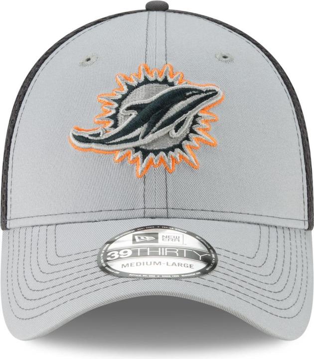 Actual product image New Era 39Thirty Stretch Mesh Cap - Miami Dolphins (XL)