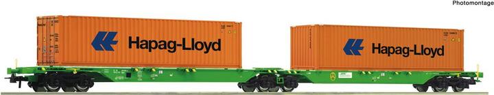 Actual product image Roco 77370 H0 SETG Salzburger Eisenbahn Transport Logistik (SETG) double container wagon (Track H0)