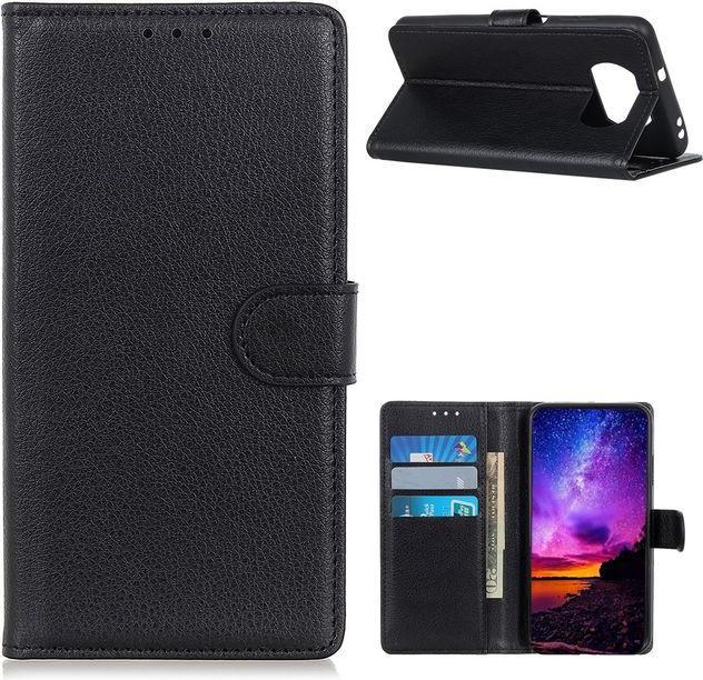 Immagine prodotto MU Classic Serie di copertine per libri in pelle Litchi (Xiaomi Poco X3 NFC)