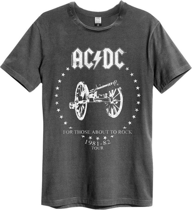 Actual product image Amplified Unisex Adult For Those About To Rock AC/DC T-Shirt (M)