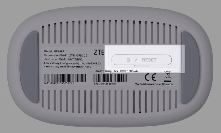 Actual product image ZTE MF289F