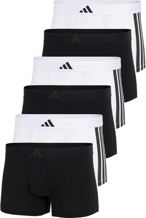 Produktbild adidas 6er Pack Active Flex Cotton 3 Stripes Retro Short / Pant (M, 6er Pack)