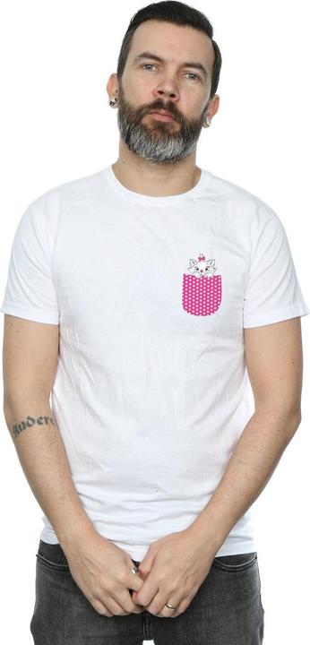 Actual product image Disney Mens Aristocats Marie Chest T-Shirt (S)