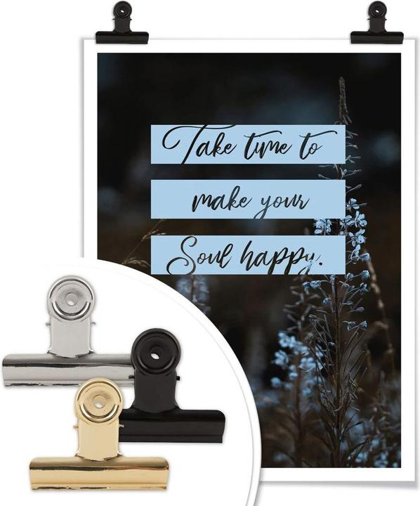 Produktbild Trenddeko Take time to make your soul happy (40 x 50 cm)