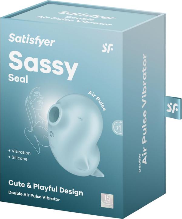 Actual product image Satisfyer Sassy Seal Air Pulse Vibrator
