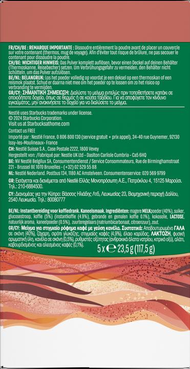 Produktbild Starbucks Cinammon Dolce Latte (145 g)