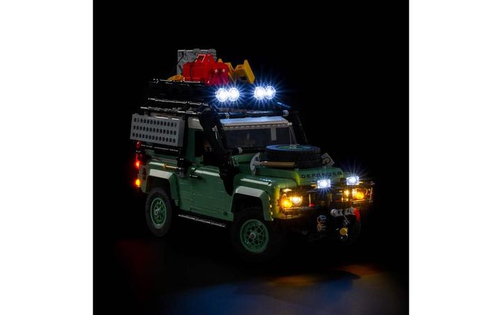 Actual product image Light my bricks LEGO Land Rover Classic Defender 90 # 10317 Light Kit