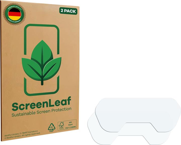 Produktbild ScreenLeaf Schutzfolie nachhaltiger Displayschutz Display Schutz Folie Klar Transparent