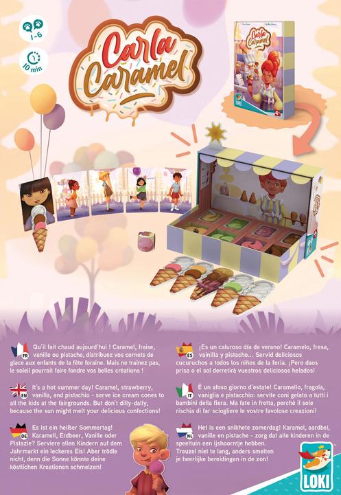 Actual product image Magni Carla Caramel Dice Game (German)