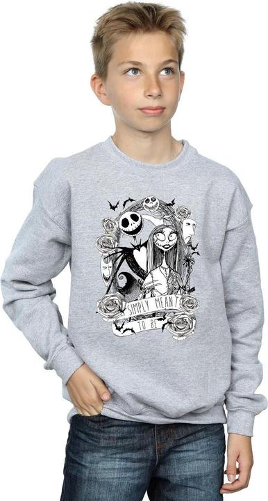 Actual product image Disney Boys Nightmare Before Christmas Simply Meant To Be Sweatshirt (152, 158)