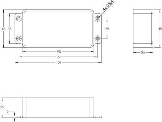 Actual product image Victron Energy VE.Can adapter for resistive tank transmitters (Solar connector)