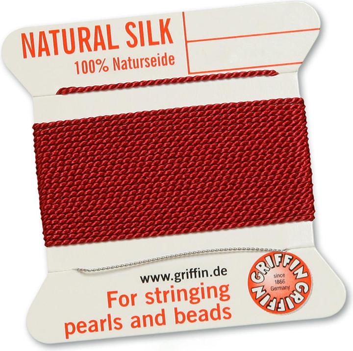 Actual product image Leyda Natural Silk 2 Meters with Needle