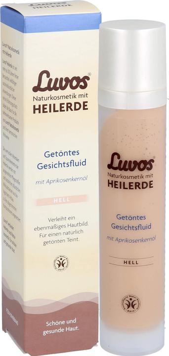 Actual product image Luvos Tinted face fluid light natural cosmetics with healing clay (50 ml, Tinted Day Cream)