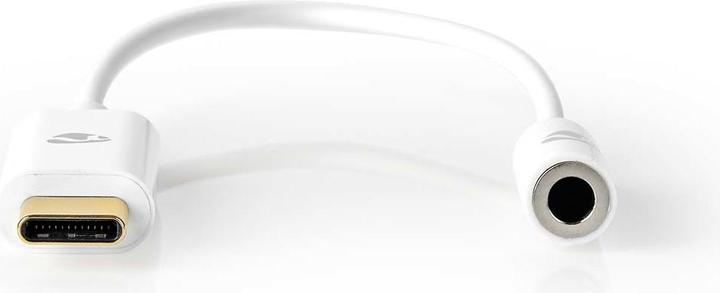 Produktbild Nedis USB-C Stecker -> Klinkenbuchse 3.5mm Länge=15cm, weiss, Blister (3.5mm Klinke, USB Typ C)