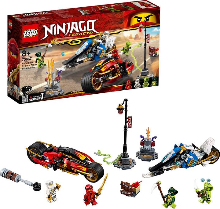 Image du produit LEGO La motoneige de Zane Fire Bike (70667, LEGO Ninjago)