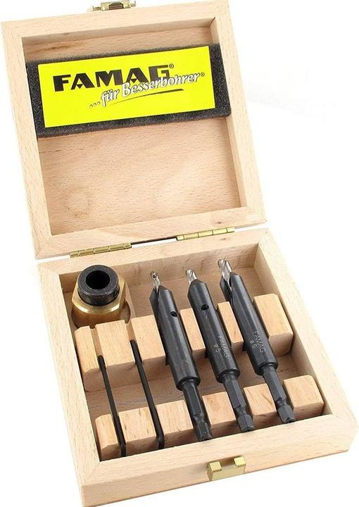 Immagine prodotto Famag Set di svasatori per trapano (4 mm, 5 mm, 6 mm)