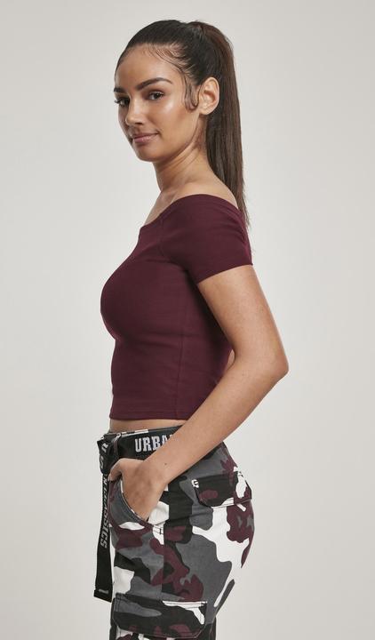 Produktbild Urban Classics Ladies Off Shoulder Rib Tee (S)