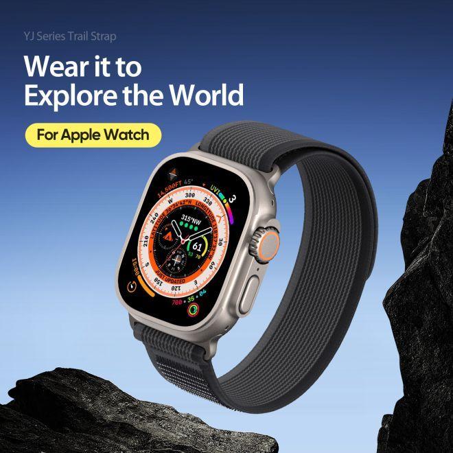 Produktbild Dux Ducis Sportarmband (44 mm, 45 mm, 42 mm, 49 mm, Nylon, Apple Watch Ultra, Apple Watch Series 2, Apple Watch Series 3, Apple Watch Series 1, Apple Watch Series 4, Apple Watch Series 5, Apple Watch Series 6, Apple Watch Series 7, Apple Watch Series 8, Apple Watch Series 9, Apple Watch SE, Apple Watch Ultra 2)