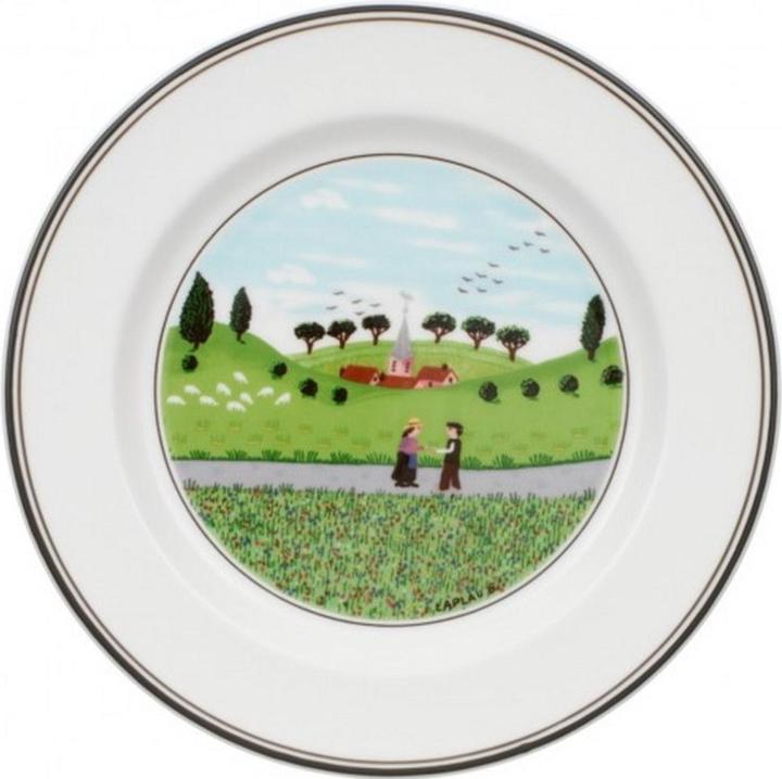 Brotteller Begegnung Design Naif (1 x, 17 cm)