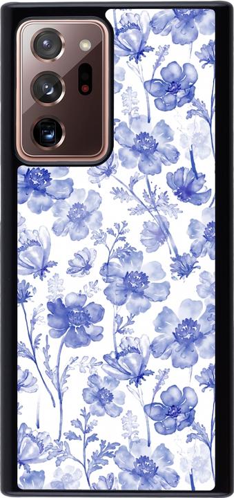 Produktbild PhoneLook Hülle Spring 23 watercolor blue flowers (Samsung Galaxy Note 20 Ultra)