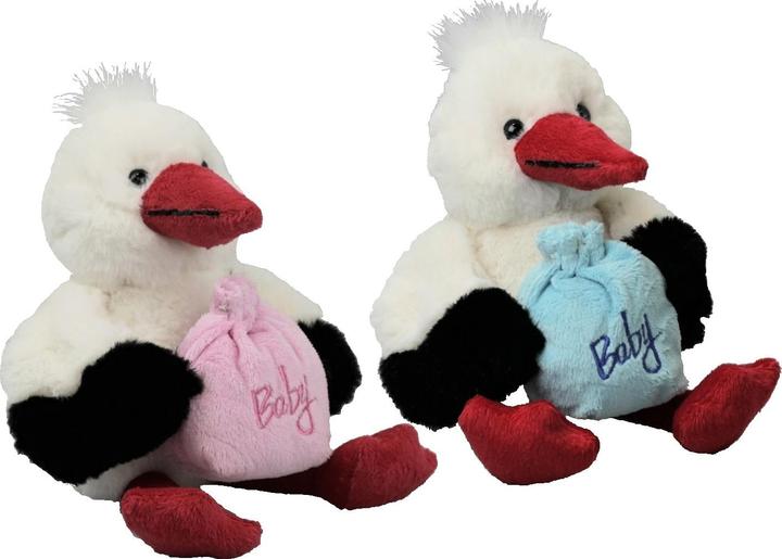 Image du produit Inware Cigogne avec sac 16 cm avec broderie "Baby (16 cm)