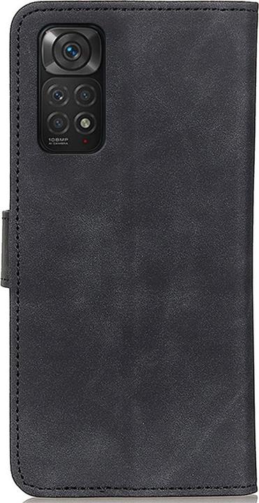 Actual product image Cover-Discount Xiaomi Redmi Note 11 / 11S - leather case cover black (Xiaomi Redmi Note 11)