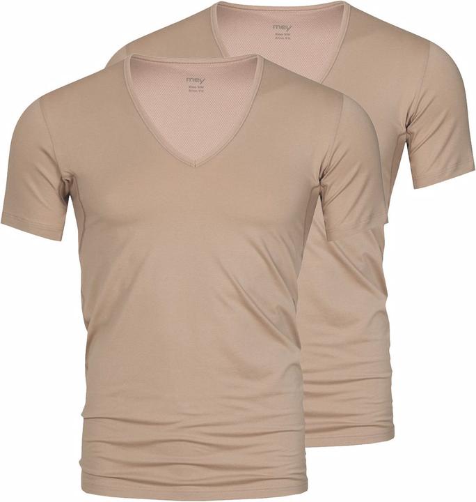 Immagine prodotto Mey 2 pezzi Dry Cotton Slim Fit - Maglietta con scollo a V (S)