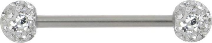 Image du produit Bijouteria Piercing langue (Résine époxy, Zircone, Acier chirurgical 316L)