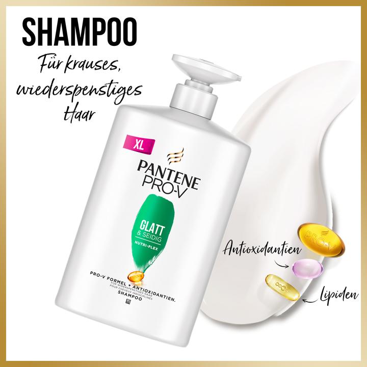 Image du produit Pantene Pro-V Lisse et soyeux (1000 ml, Shampoing liquide)