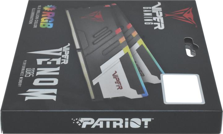 Actual product image Patriot Viper Venom RGB 32GB DDR5 6200-40, PVVR532G620C40K (2 x 16GB, 6200 MHz, DDR5 RAM, U-DIMM)