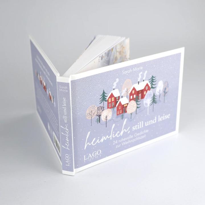 Actual product image secretly, quietly and silently: Advent calendar