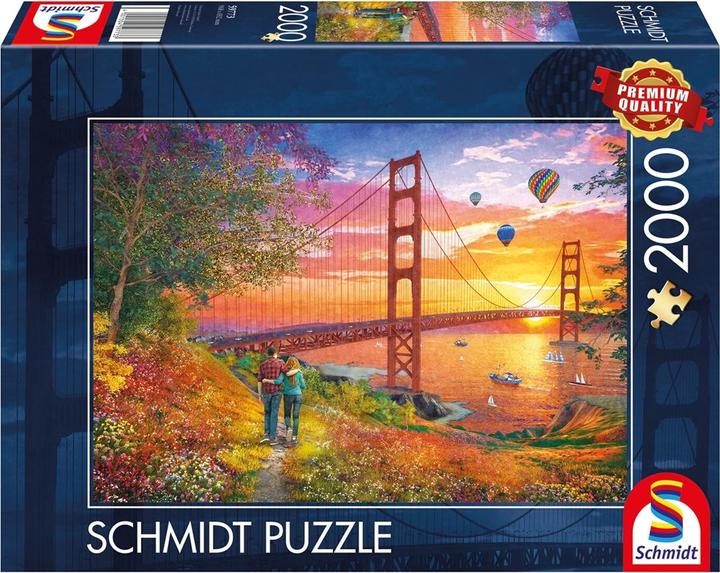Actual product image Schmidt Spiele Walk to the Golden Gate Bridge 2000 parts (2000 pieces)