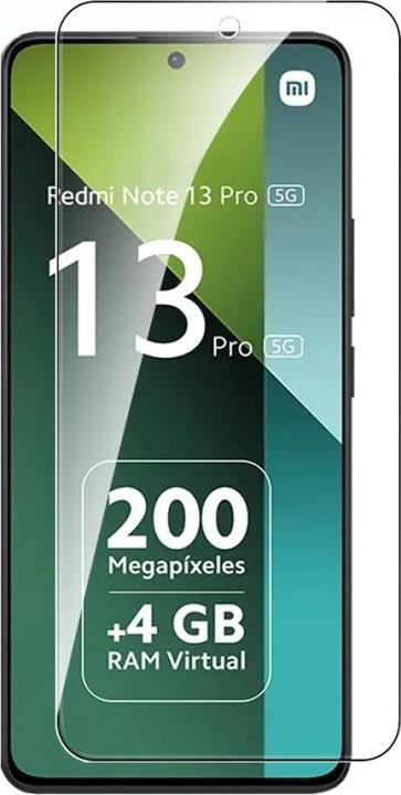 Screenguard Xiaomi Redmi Note 13 Pro 5G Panzerglas Schutzfolie Case Friendly Design (1 Stück, Xiaomi Redmi Note 13 Pro 5G)