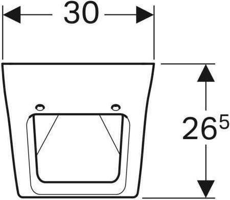 Produktbild Geberit Urinal Pareo wei 236100000