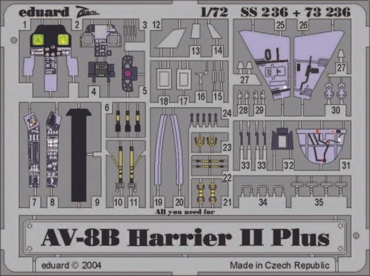 Immagine prodotto Eduard AV-8B Harrier II Plus