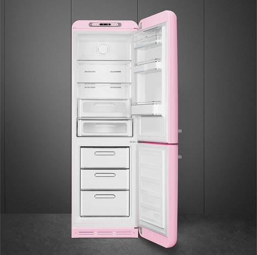 Immagine prodotto Smeg FAB32RPK5 Stile anni '50, 2 porte, 60 cm, Destra, Senza gelo, rosa cadillac (331 l)