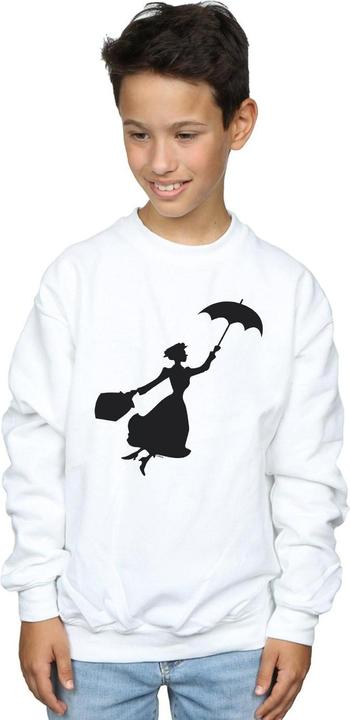 Actual product image Disney Boys Mary Poppins Flying Silhouette Sweatshirt (128)