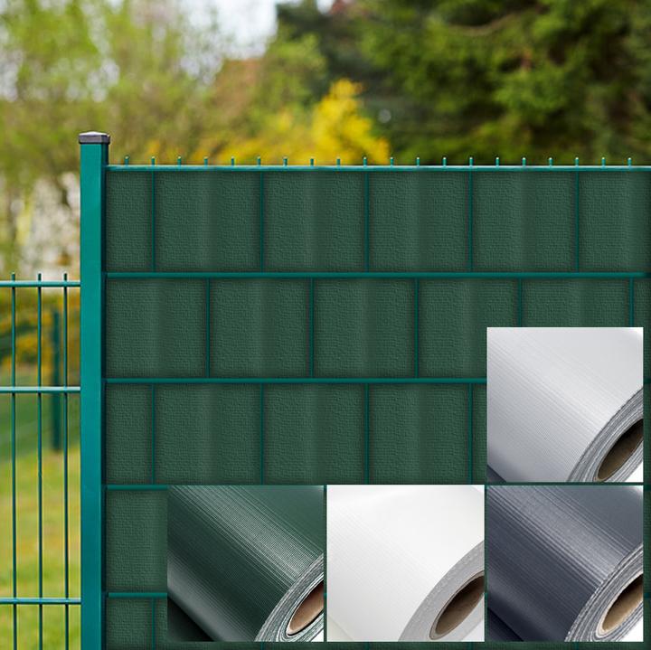 Image du produit Wiltec Brise-vue Rouleau vert 70mx19cm PVC 650g/m² 20 clips Protection visuelle Pare-vue Clôture Jardin (7000 cm)
