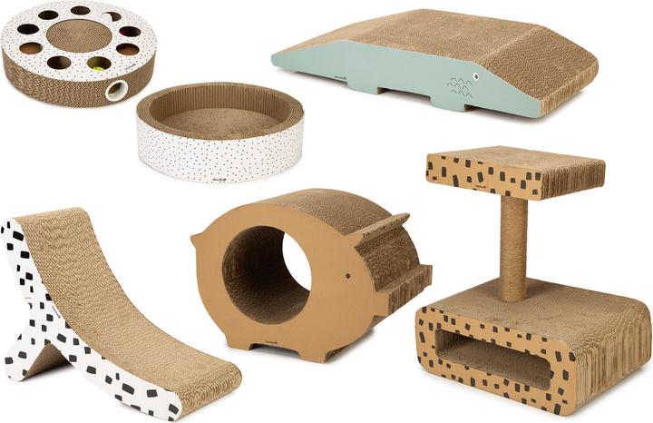 Produktbild Beeztees Karton Kratzspielzeug (Beschäftigungsspielzeug Katze)