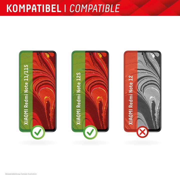 Image du produit Displex Real Glass, 2D Panzerglas (1 pièce(s), Xiaomi Redmi Note 11, Xiaomi Redmi Note 11S, Xiaomi Redmi Note 12S, Xiaomi Poco M4 Pro)