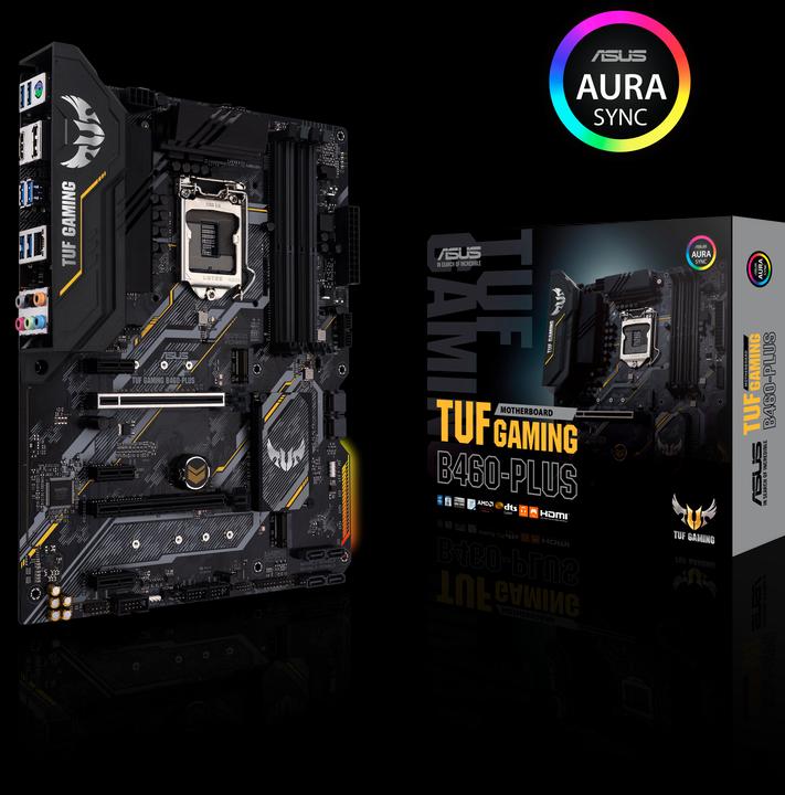Actual product image ASUS TUF GAMING B460-PLUS (LGA 1200, Intel B460, ATX)