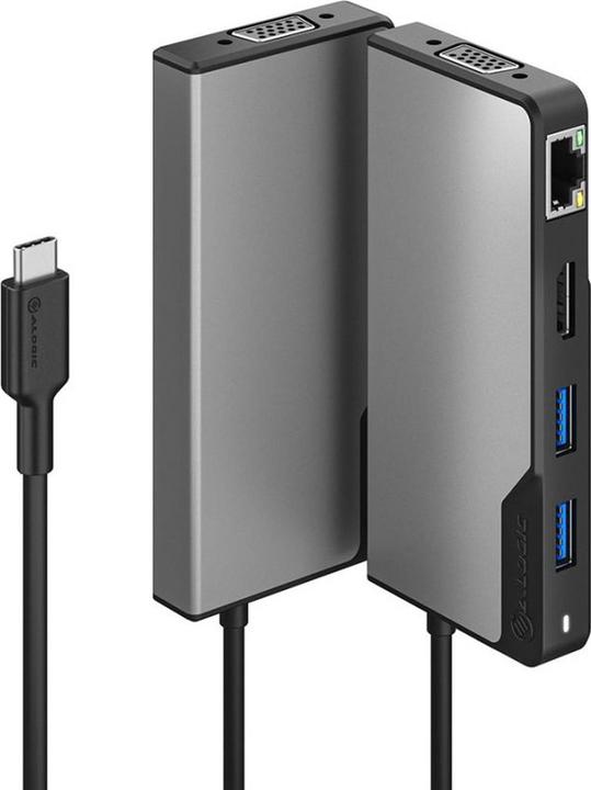 Actual product image Alogic USB-C FUSION MAX 6-IN-1 HUB (USB-C, 80 Ports)