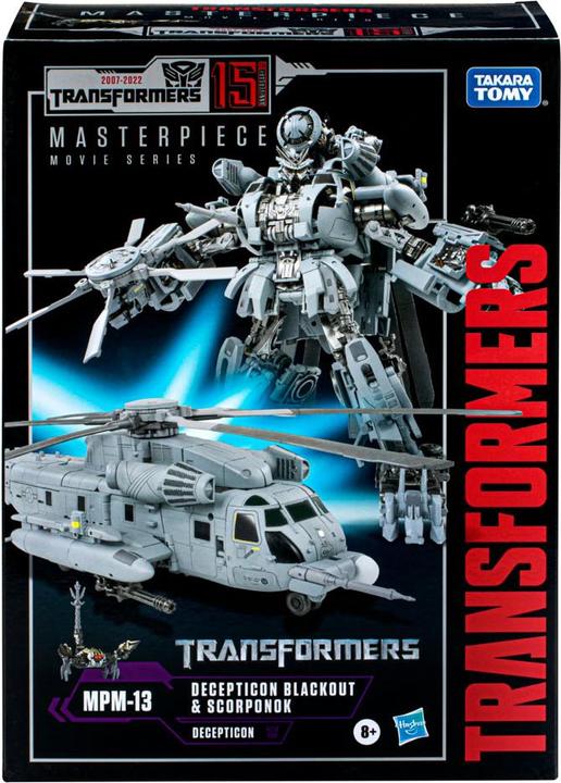 Image du produit Hasbro Transformers Masterpiece Movie Series figurine Decepticon Blackout & Scorponok 29 cm