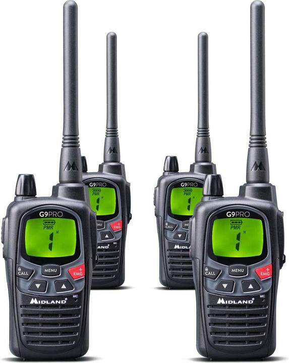 Immagine prodotto Midland G9 Pro 4 confezioni, PMR446 (12 km)