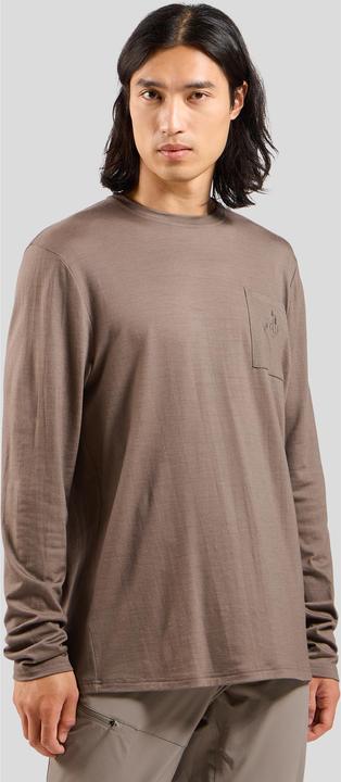 Produktbild Odlo T-shirt crew neck l/s MERINO 200 POCKET (XXL)