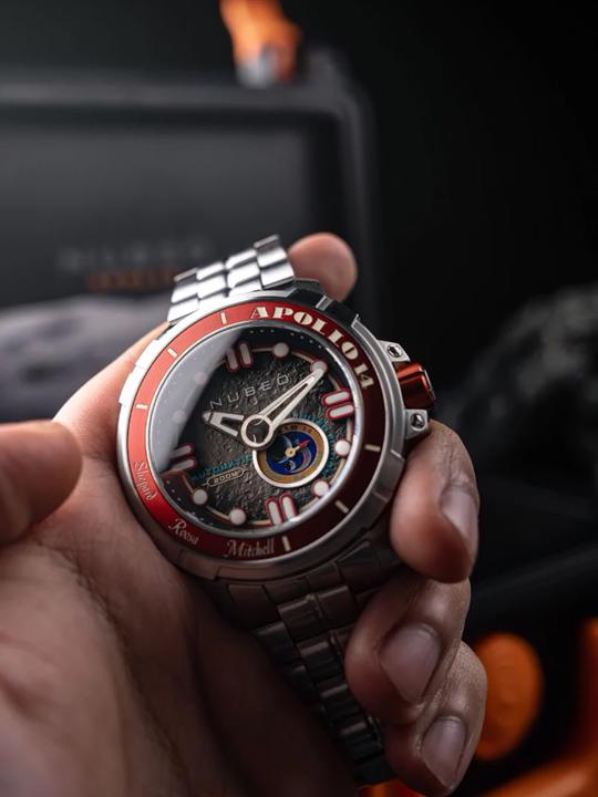 Actual product image Nubeo NB-6093-22 Apollo 55th (Diving watch)