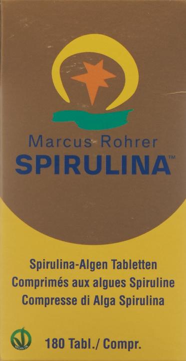 Actual product image Marcus Rohrer Spirulina Spirulina Tablette (180 Piece, Pills, 211 g)