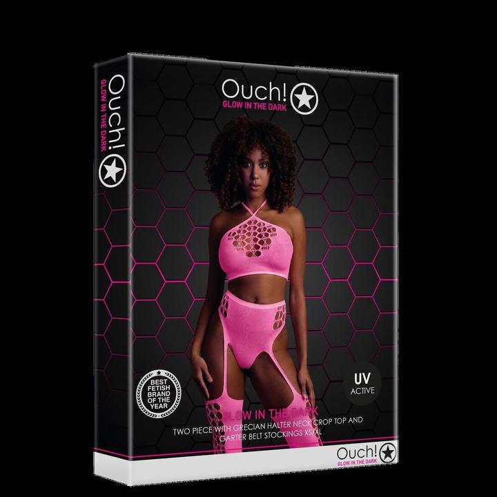Produktbild Ouch! Two Piece with Crop Top and Stockings (One Size)