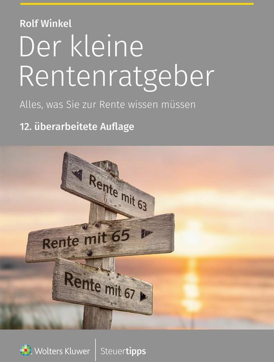 Produktbild Steuertipps Der kleine Rentenratgeber (Deutsch, Rolf Winkel, 2024)
